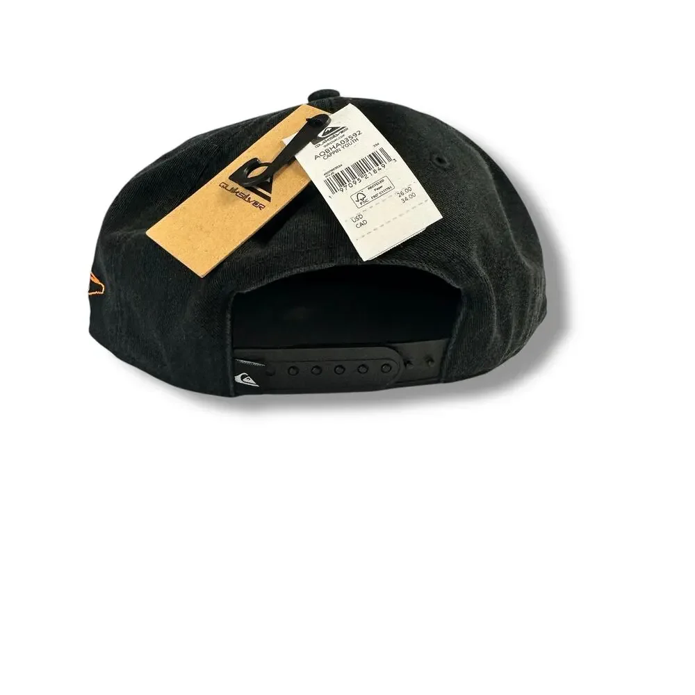 Quiksilver Snapback Cap Hat Radical Times Embroidered Collection Big Boys Sz OS